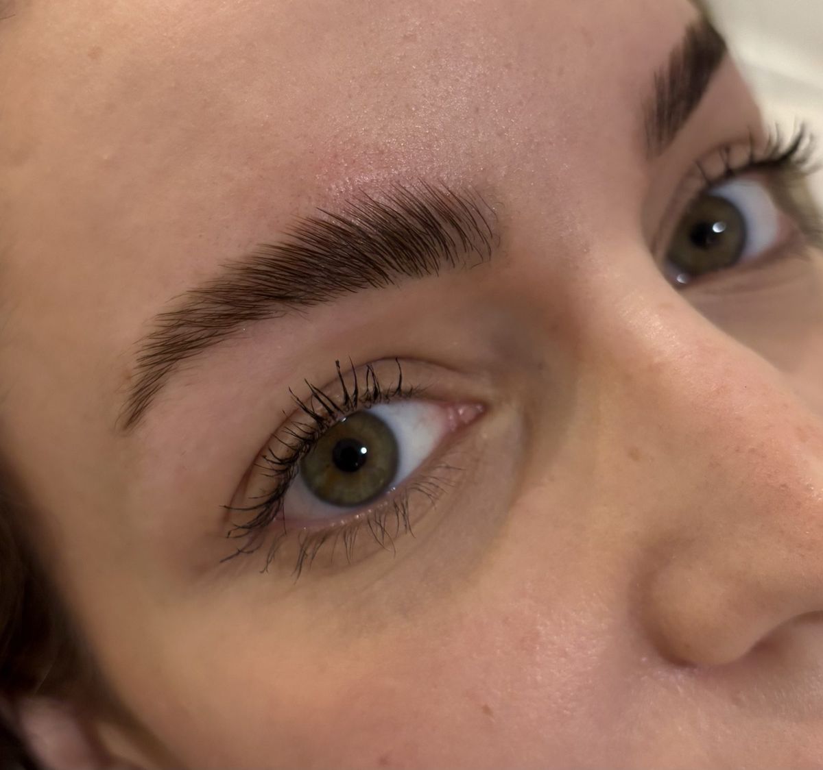 Resultado de brow lamination e lash lifting